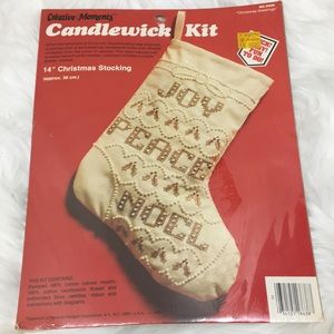 1983 Creative Moments Candlewick Stocking Kit NIP